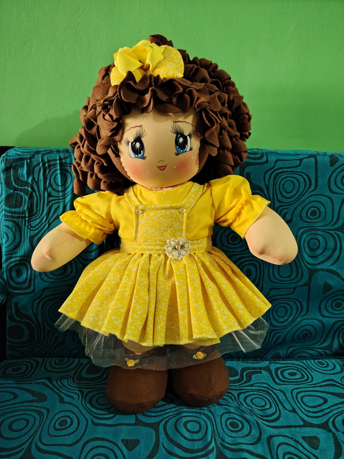 Muñeca vestido floral